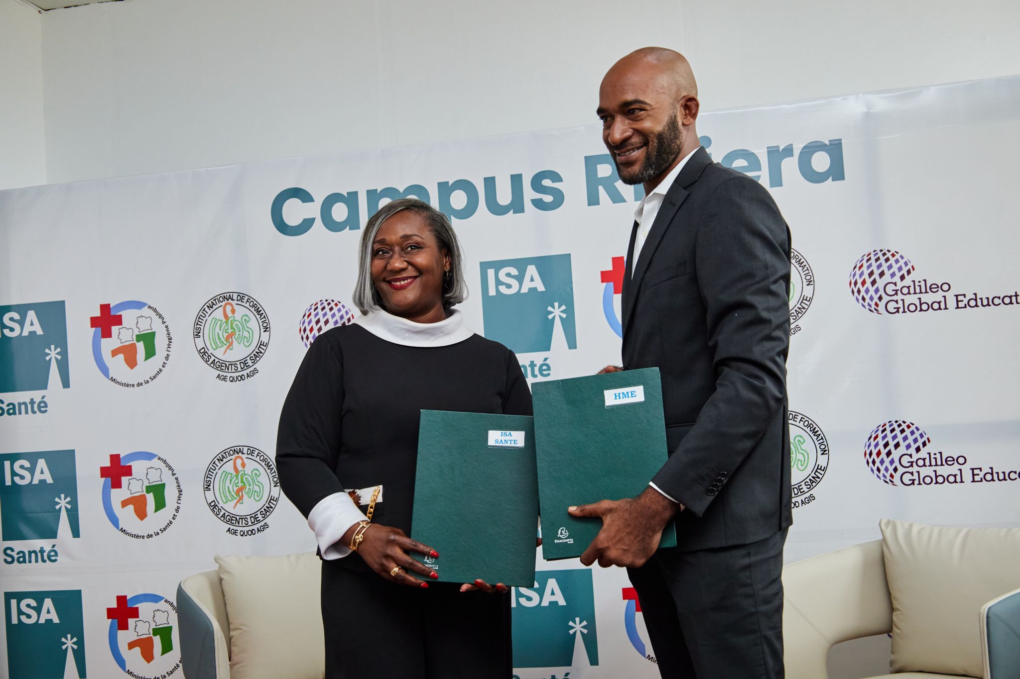 SIGNATURE DE PARTENARIAT FORMATION INFIRMIERS HME-ISA SANTE